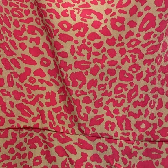 ✨J.O.A Ruched Minidress Pink Leopard Dress, NWT - Picture 5 of 11